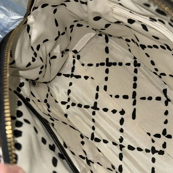 Kate Spade New York Black Bowler Bag Satchel Tote Authentic - Picture 9 of 12